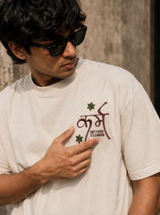 Karma Embroidered Oversize T-shirt