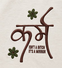 Karma Embroidered Oversize T-shirt