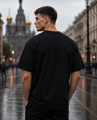 Deer Embroidered Oversize T-shirt