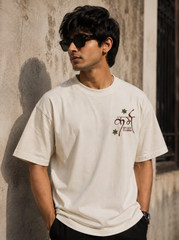 Karma Embroidered Oversize T-shirt