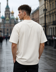 Wolf  Embroidered Oversize T-shirt